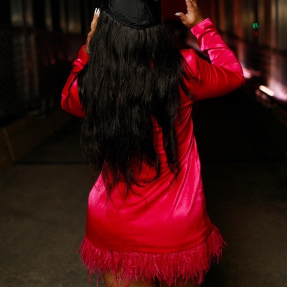 Pink Aidan Matrix Blazer Dress - Picture 3 of 3